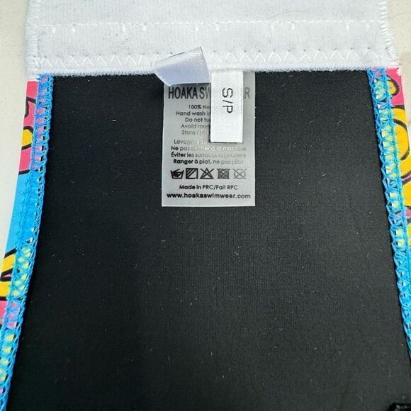 HOAKA X PONY Neoprene bikini bandeau top - Picture 3 of 6